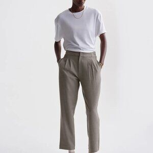 Varley Martha Reg Tapered-Leg Pant 29" Cinder Marl Size Medium NWT